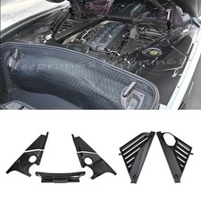 Carbon Fiber Engine Bay Panel Covers Complete Set For Corvette C8 Z06 Z51 2020 Carbon Fiber Engine Bay Panel Covers Complete Set For Corvette C8 Z06 Z51 2020