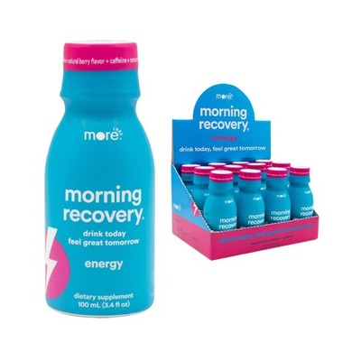 More Labs Morning Recovery DHM Electrolyte Drink - Berry (12 Pack)