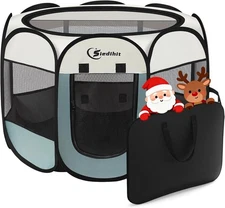 Dog Cat Playpen Puppy Pet Playpen Indoor for Small Dogs Tent Crates Cage Outdoor