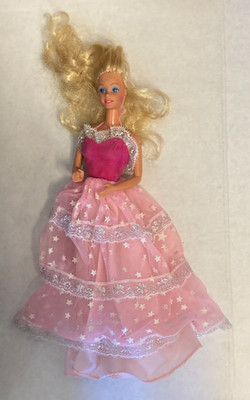 Mattel Barbie Dream Glow Doll 1985 Vintage Missing Accessories  As Seen In Photo