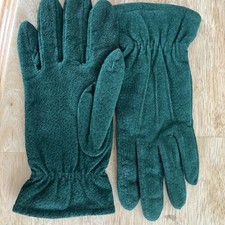 Women's Fownes vintage suede Gloves, Forest Green Size Medium