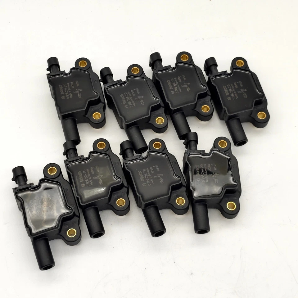 8X Bosch Square Ignition Coil for Chevy Silverado 1500 GMC 5.3L 6.0L 6.2L UF413 Foto 3 de 4