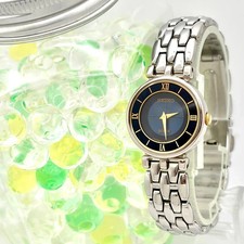 [Working] SEIKO Solar Women's Watch Navy Black V110-0A40 012273