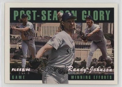 1996 Fleer Post-Season Glory Randy Johnson #4 HOF 12xy