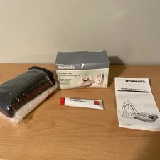 Rowenta ZD100 Non-Toxic Stainless Steel Soleplate Cleaner Kit for Steam Irons