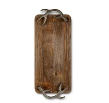 ANTLER MANGO WOOD TRAY
