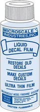 Microscale Model Railroad/Train Decal Liquid Decal Film Restorer 1oz Bottle(117)