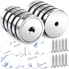Neodymium Cup Magnets,110Lbs Holding Force Strong Rare Earth Magnets Wi