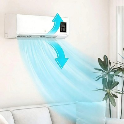 NEW Smart 2-In-1 Wall AC Unit With Heater & Fan, Portable Cooling Solution