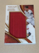 2020 Panini Immaculate Soccer Cristiano Ronaldo Match Worn Material /50 Portugal