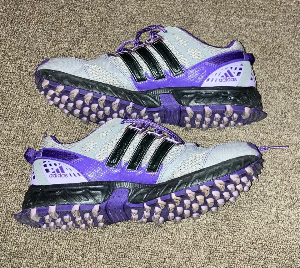 Adidas Womens Kanadia U42349 Gray Running Shoes Sneakers Great Sole, Size 9 1/2 - Image 2 of 4