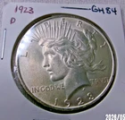 1923 P Silver Peace Dollar $1 VERY NICE