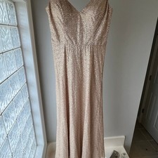 Mori Lee by Madeline Gardner champagne Gown