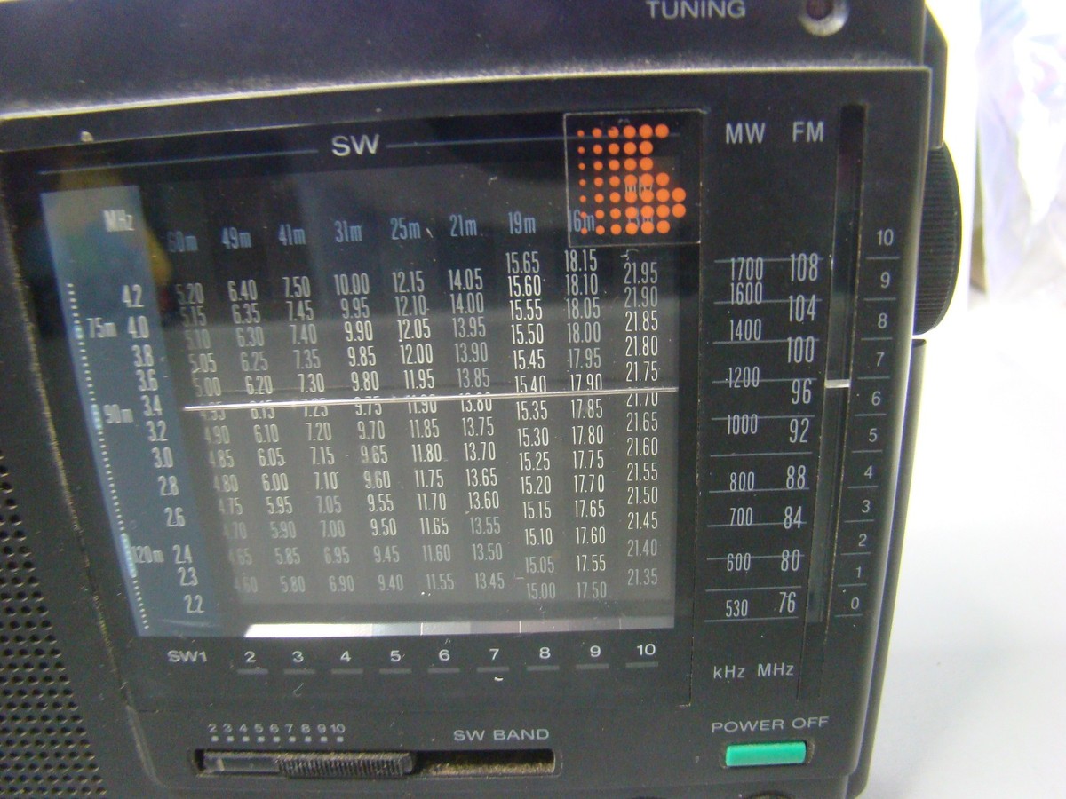ビンテージ　短波ラジオ SONY ICF-7601 美品！ Sony ICF-7601 Fm/Am/Sw Shortwave Radio 12 Bands | eBay