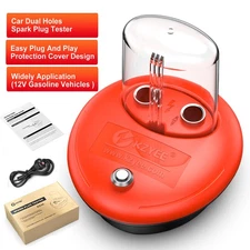 Spark Plug Tester Car Diagnostic Ignition System Dual Hole Detector US PLUG Test