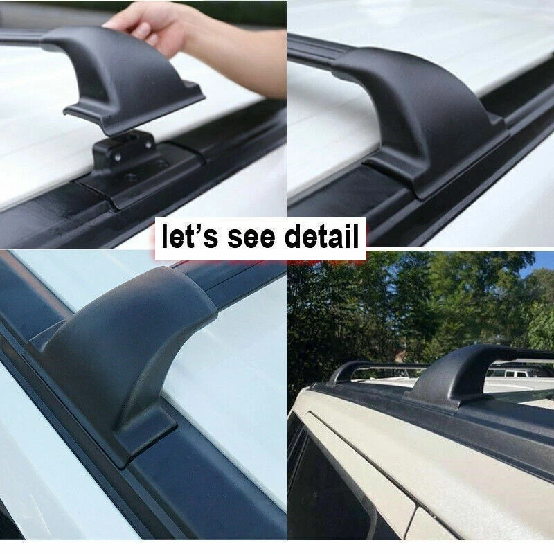 2X Black Crossbar Roof Rack Cross Bar for Nissan Terra 2018-2025 accessories - Image 4 of 4