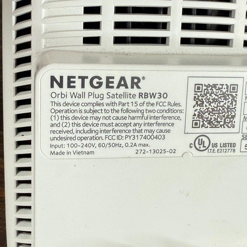 Netgear Orbi Wandstecker Satellit RBW30 weiß / GETESTET - Bild 4 von 4
