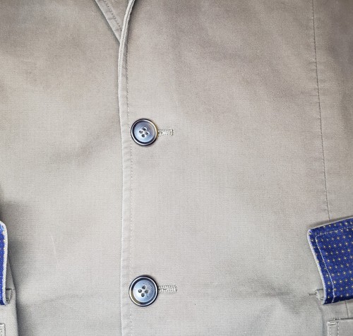 Cremieux Classics Mens L Brown Single Breasted Blazer 100% Cotton - Picture 11 of 16
