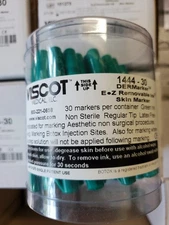 Viscot 1444-30 Green EZ Removable Ink Markers