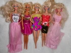 Vintage Mattel Barbie Doll Lot 80s Early 90s w/ Clothing Outfits Fashions GUC