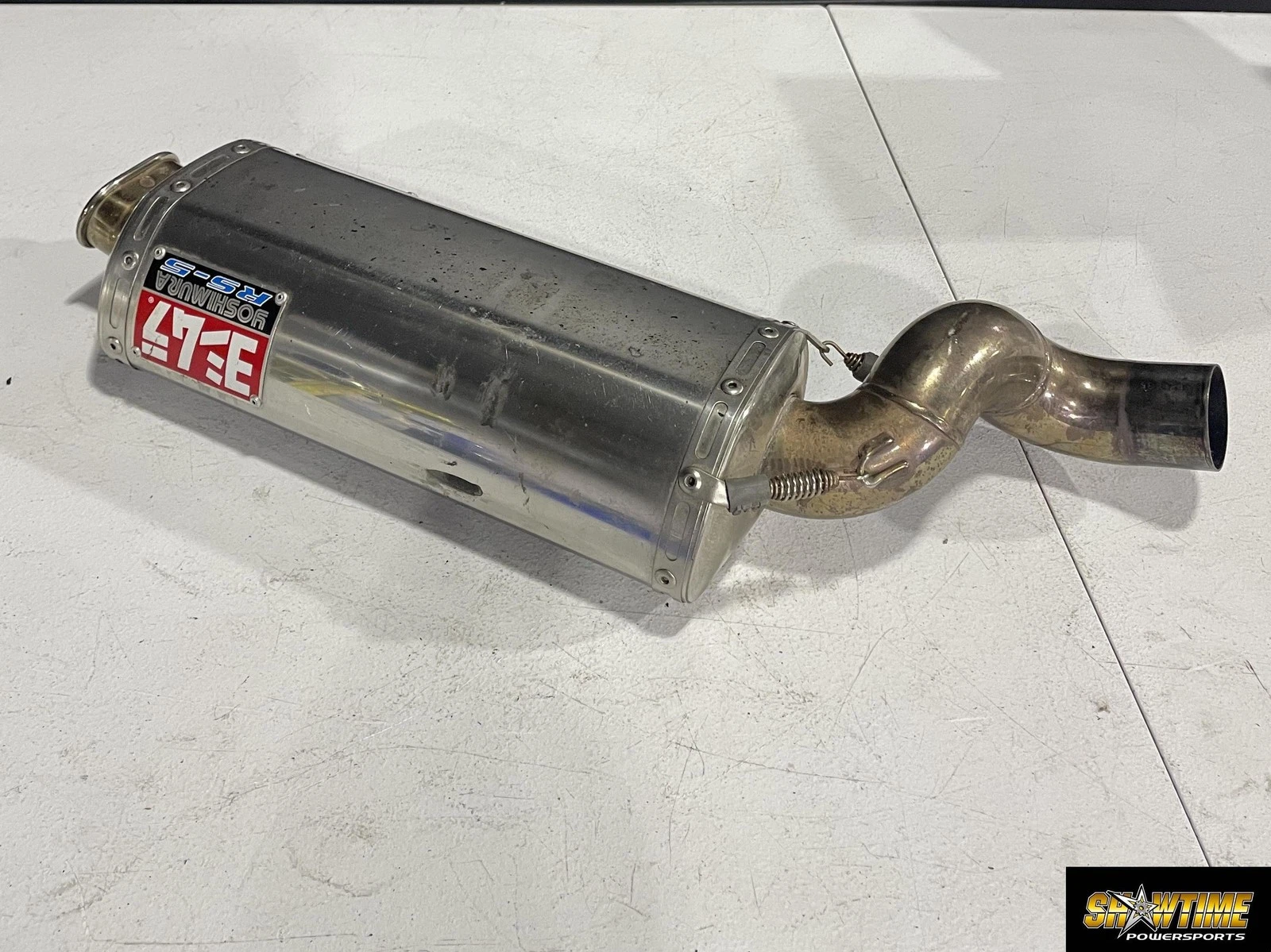 05-06 KAWASAKI NINJA ZX6R ZX636C YOSHIMURA EXHAUST PIPE MUFFLER SLIP ON CAN