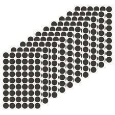 540 Pcs Dia. 21mm/0.8" Hole Cover Stickers, Pale Black