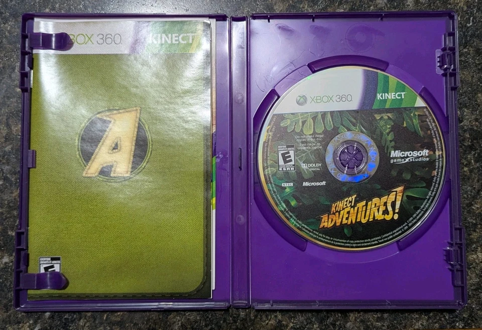 Kinect Adventures Microsoft Xbox 360, 2010 CIB Complete With Manual And Inserts - Image 4 of 4