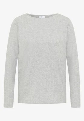 CECIL Ripp-Shirt langarm in der Farbe lunar grey - Bild 1 von 4