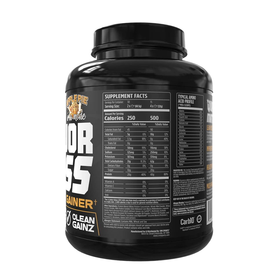 Major Mass™ Lean Mass Gainer Protein - Apple Pie - Image 3 of 4