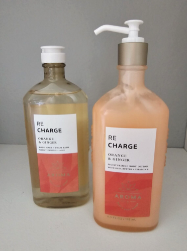 Bath & Body Works Aroma ORANGE GINGER Body Lotion Wash Foam Bath NEW