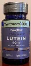 Lutein 40mg 90 Softgels Supports Eye Health Piping Rock 3/2027