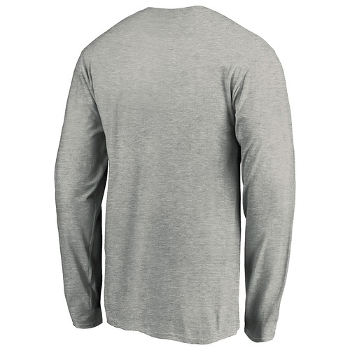 Men's Heathered Gray Cincinnati Reds Team Heart & Soul Long Sleeve T-Shirt - Imagen 3 de 3
