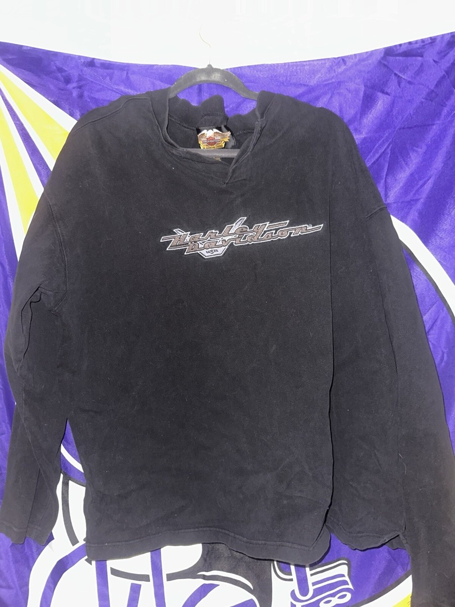 トップス 00s HARLEY-DAVIDSON long sleeve t-shirt 2000s harley davidson long sleeve indy west racing t | Depop