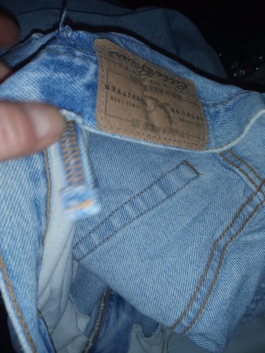 Pantalones de mezclilla Eddie Bauer para mujer 14 lavado claro 100 % algodón 5 bolsillos ajuste regular - Imagen 8 de 8