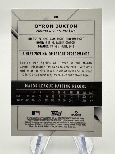 2022 Topps Finest MLB Baseball Cards 1-100 UPick You Pick From List Lot - Picture 128 of 172