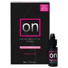 ON LITE Arousal Oil For Her Clitoral Orgasm Enhancement From Sensuva 5ml Light