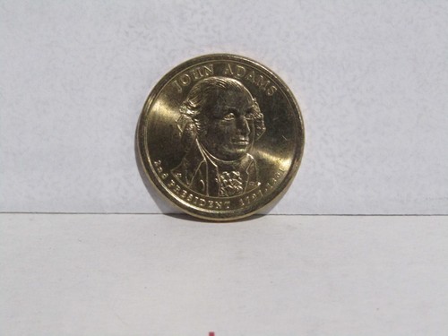 2007 John Adams Dollar Coin Double Edge Lettering Overlapping HUGE Mint Error - Picture 1 of 15