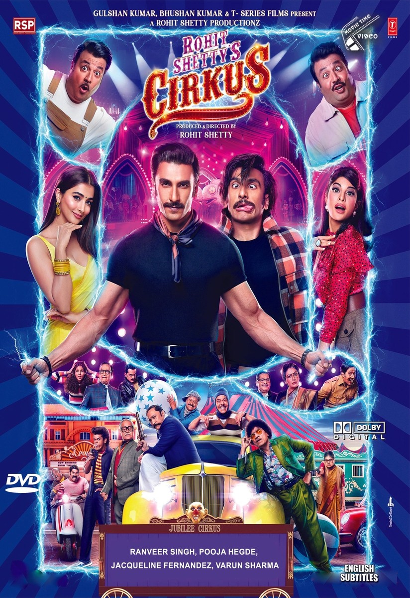 Cirkus Hindi Movie DVD stg: Ranveer Singh, Pooja Hegde, Jacqueline