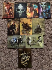 Tarjeta de inserción de lámina de calavera de cristal Topps Indiana Jones 2008 tú eliges