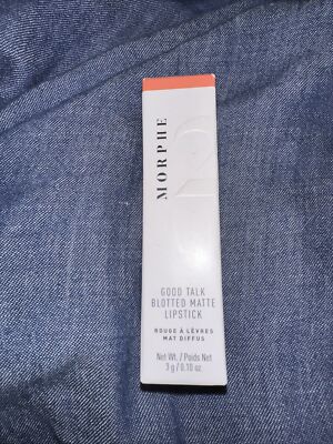 MORPHE 2- Good Talk Blotted Matte Lipstick COCOA CUTIE Full Size/New In Box