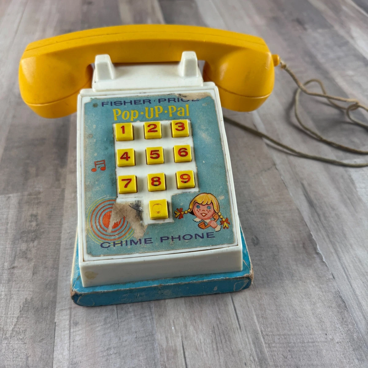 フィッシャープライス　Chime Phone ビンテージトイ　USA 1960 フィッシャープライス Chime Phone ビンテージトイ USA 1960 60s Toy
