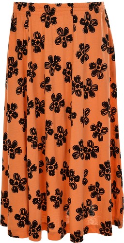 Gonna donna nuova con etichetta stampa fiori cropped cotone abbigliamento estivo S,M,L - Foto 4 di 5