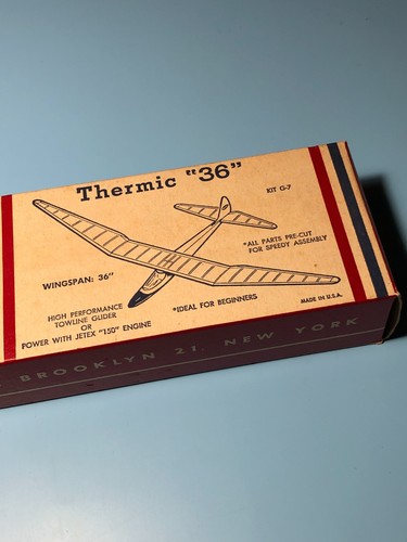 Vintage Jetco Superflite Thermic "36" Kit G-7 Towline Glider - New Old Stock