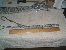 5 LOT P&S FC062-UU SINGLE SUPPORT GRIP .62" - .74" CABLE DOUBLE EYE PASS SEYMOUR