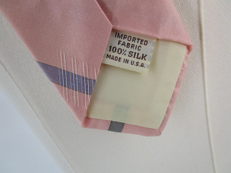 Corbata de seda Henry Grethel para hombre multicolor a rayas 56" de largo 2,75" de ancho de colección Foto 3 de 4