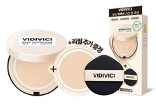 VIDIVICI Nude Perfection Skin Fit Cushion 15g+Refill 15g Natural Cover, 2025 NEW