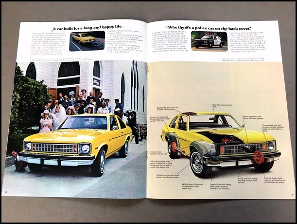 1977 Chevrolet Nova 12-page Original Car Dealer Sales Brochure Catalog Chevy SS Foto 4 de 4