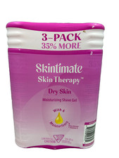 Skintimate Shaving Gel Skin Therapy Moisturizing for Women Dry Skin 9.5 oz., 3pk