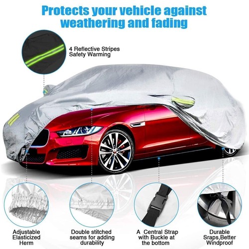 Car Cover Waterproof All Weather Outdoor Sun Protection Cover For Honda Accord - Picture 6 of 13