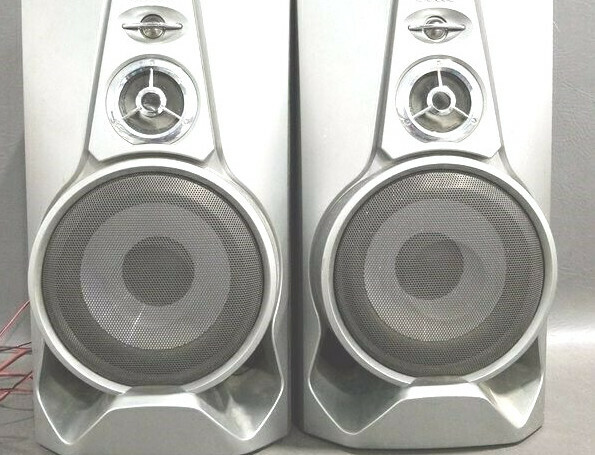 Sony SS-M500AV Two Shelf/ Mantel Audio Speakers 15in tall x 9 in